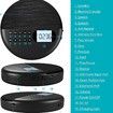 Multi-Function Bluetooth CD Player, Dual Speaker Stereo, Stereo Output Shock-Proof USB Charging,Learning Machine