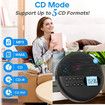Multi-Function Bluetooth CD Player, Dual Speaker Stereo, Stereo Output Shock-Proof USB Charging,Learning Machine