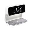 Wireless Charging Night Light Alarm Clock Digital Date Temperature Desk Phone Charger Electronic LED Display Multifunctional Bedroom Gadget