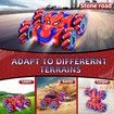 Remote Control Spider Car 2.4Ghz 360 Degree Rotating Double Sided RC Stunt Cars with Cool Headlights,Rechargeable 4WD Off Road Drift Toys