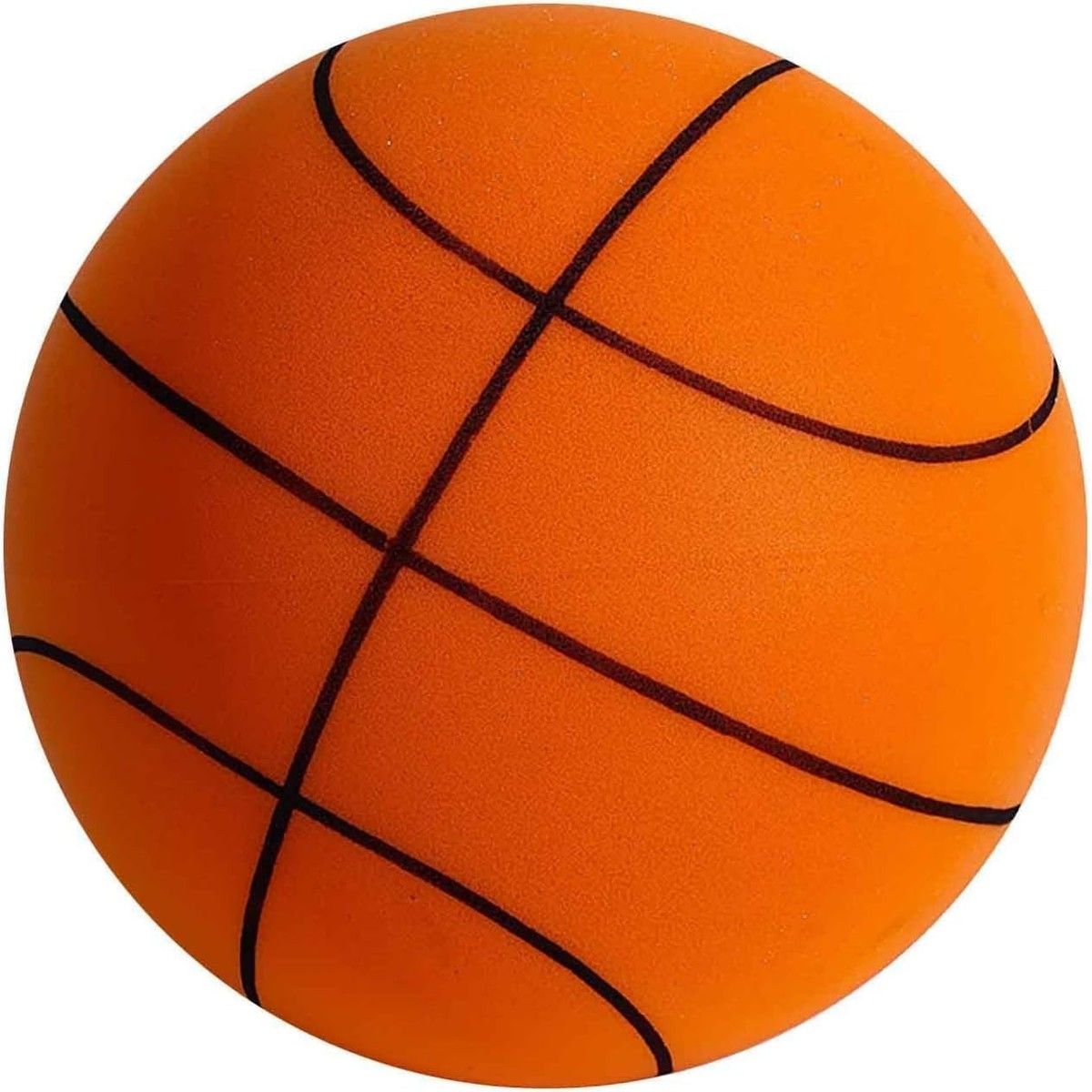 Size 7 (29.5") Silent Basketball High-Density Soft Foam and Low Noise Indoor Training Ball Easy Grip Highly Elastic Practice Ball