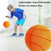 Size 7 (29.5") Silent Basketball High-Density Soft Foam and Low Noise Indoor Training Ball Easy Grip Highly Elastic Practice Ball