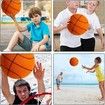 Size 7 (29.5") Silent Basketball High-Density Soft Foam and Low Noise Indoor Training Ball Easy Grip Highly Elastic Practice Ball