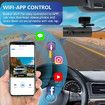 4K Dash Cam for Cars Front and Rear View Camera for Vehicle GPS WIFI Car Dvr Video Recorder 24H Parking Monitor Car Assecories