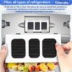4 Pcs Paultra2 Refrigerator Air Filter Replacement For Frigidaire PAULTRA2 Pure Air Ultra II refrigerator air filter, Electrolux Part 242047805, 5303918847, EAP12364179