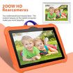 Learning Tablet 7 Inch Kids 8GB Toddler Android WiFi YouTube Safety Eye Protection Screen Protective Case Educational Fun Device Orange
