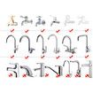 Sink Spray Rubber Hose For Pet, Portable sink hose attachment for faucet