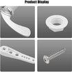 Old Fashioned Toilet Pedestals Alloy Rod Handle Toilet Replacement Accessories Bathroom Sanitary Parts, 10.4x11cm