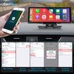 10.26 Inch Portable Car Radio with Backup Camera, Wireless Dash Mount Apple CarPlay and Android Auto, Touch Screen Display, Double Din Stereo Bluetooth, Mirror Link, FM