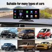 10.26 Inch Portable Car Radio with Backup Camera, Wireless Dash Mount Apple CarPlay and Android Auto, Touch Screen Display, Double Din Stereo Bluetooth, Mirror Link, FM