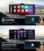 10.26 Inch Portable Car Radio with Backup Camera, Wireless Dash Mount Apple CarPlay and Android Auto, Touch Screen Display, Double Din Stereo Bluetooth, Mirror Link, FM