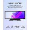10.26 Inch Portable Car Radio with Backup Camera, Wireless Dash Mount Apple CarPlay and Android Auto, Touch Screen Display, Double Din Stereo Bluetooth, Mirror Link, FM