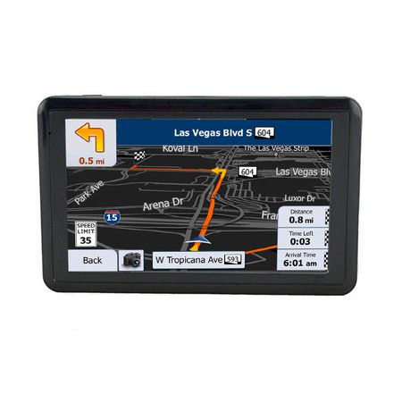GPS Navigation RV Car 5 Inch Touch Screen DDR256M 8G MP3 FM Universal Navigator Automotive Accessories