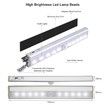 Motion Activated RV Step Lights,10 LED Battery Operated Motorhome Motion Sensor led Light Strip,Magnetic Night Light Bar for Motorhome Travel,Travel Trailers,Camper (Warm Light,2 Pack)