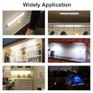 Motion Activated RV Step Lights,10 LED Battery Operated Motorhome Motion Sensor led Light Strip,Magnetic Night Light Bar for Motorhome Travel,Travel Trailers,Camper (Warm Light,2 Pack)