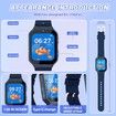 Smart Watch for Kids Ages 8-12, Smart Watch with 26 Games, Educational Toys, HD Camera, Video, Music Alarm, Audio Books, Learning Card, Flashlight (Blue)