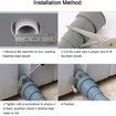3 Meters Washing Machine Drain Hose, Universal Drain Hose Extension Kit for Washer, Dishwasher
