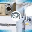 3 Meters Washing Machine Drain Hose, Universal Drain Hose Extension Kit for Washer, Dishwasher