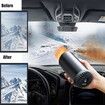 Car Heater, Portable Windshield Defroster 12V 150W Fast Heating and Cooling Car Heater Thermostat with Cigarette Lighter Plug