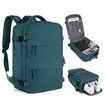 Travel Backpack with Shoe Compartment for Women Men Waterproof Sports Luggage Computer Backpack Casual Daypack(Peacock Blue)