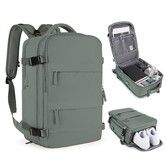 Travel Backpack with Shoe Compartment for Women Men  Waterproof Sports Luggage Computer Backpack Casual Daypack(Green)