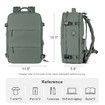 Travel Backpack with Shoe Compartment for Women Men Waterproof Sports Luggage Computer Backpack Casual Daypack(Green)