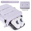 Travel Backpack with Shoe Compartment for Women Men Waterproof Sports Luggage Computer Backpack Casual Daypack(Purple)