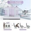 Travel Backpack with Shoe Compartment for Women Men Waterproof Sports Luggage Computer Backpack Casual Daypack(Purple)