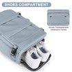 Travel Backpack with Shoe Compartment for Women Men Waterproof Sports Luggage Computer Backpack Casual Daypack(Blue)