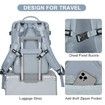 Travel Backpack with Shoe Compartment for Women Men Waterproof Sports Luggage Computer Backpack Casual Daypack(Blue)