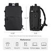 Travel Backpack with Shoe Compartment for Women Men Waterproof Sports Luggage Computer Backpack Casual Daypack(Black)