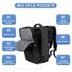 Travel Backpack with Shoe Compartment for Women Men Waterproof Sports Luggage Computer Backpack Casual Daypack(Black)
