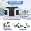 Travel Backpack with Shoe Compartment for Women Men Waterproof Sports Luggage Computer Backpack Casual Daypack(Black)