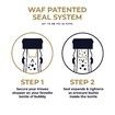 Champagne Stoppers,No Pressure Pump Needed,Professional Grade WAF Champagne Bottle Stopper,Prosecco,Cava,and Sparkling Wine Stopper - Gold
