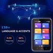 Language Translator Device No WiFi Needed,Two-Way AI Voice Translator for All Languages,139+ Language Online Translation,Newest 4In HD Offline/Photo Translation for Travel/Business/Study (Black)