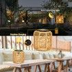 Solar Lanterns, Solar Powered Decorative Table Lamp for Garden Patio Courtyard Lawn, 1 Pack