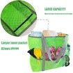 Extra Large Beach Bag, Mesh Beach Tote Bag Great Beach and Pool Bag for Family, Durable Oversized Beach Bag, Green