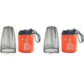 2Pcs Mosquito Head Mesh Nets Gnat Face Netting for No See Ums Insects Bugs Gnats Biting Midges from Any Outdoor Activities, Works Over Most Hats Comes with Free Stock Pouches (2pcs, Black)