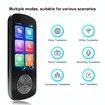 Language Translator Device No WiFi Needed,Instant Two Way Language Translator with 137+ Languages,Offline/Photo/AI Translator Device,Voice Translator for Travel Business Learning (Black)