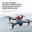 GPS Drone with 4K HD Camera,Brushless Motor,3 Camera Aerial Photography Drone With 360 Obstacle Avoidance RC Quadcopter Drone with Auto Return(1PC-Grey)