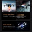GPS Drone with 4K HD Camera,Brushless Motor,3 Camera Aerial Photography Drone With 360 Obstacle Avoidance RC Quadcopter Drone with Auto Return(1PC-Grey)