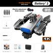 GPS Drone with 4K HD Camera,Brushless Motor,3 Camera Aerial Photography Drone With 360 Obstacle Avoidance RC Quadcopter Drone with Auto Return(1PC-Grey)
