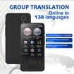 Language Translator Device,Portable Real-time Voice Translator 138 Languages,Offline,Recording,Photo Instant Translation for Learning Travelling Business Chat