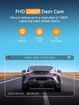 Dash Cam WiFi FHD 1080P Car Camera,Front Dash Camera for Cars,Mini Dashcams for Cars with Night Vision,24 Hours Parking Mode,WDR,Loop Recording,G-sensor,APP,Support 128GB Max