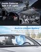 3 Channel 2.5K Dash Cam,1440P Dash Cam Front and Rear Inside,Dash Camera for Cars,Triple Car Camera with 32GB Card,G-Sensor,24Hr Parking,Loop Recording,IR Night Vision