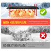 Chick Brooder Heating Plate Chicken Coop Heater Chook Brooding Poultry Duck Warmer Adjustable for 40 to 50 Chicks 40x60cm