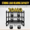 Power Tool Organiser 4 Tier Wall Mounted Garage Shelving Unit Metal Storage Shelves Rack Drill Wrench Holder Warehouse Hanger