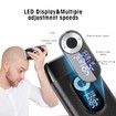 Electric Razor Shavers Foil for Men, Rechargeable Beard Trimmer Grooming Kit with LED Adjustable 3 Gears Detachable Blade Color Gold
