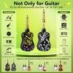 Wireless Guitar Transmitter Receiver System 2.4GHz Audio Transmitter and Receiver for Electric Guitar Bass Violin Electric Instruments