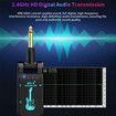 Wireless Guitar Transmitter Receiver,WS-4 2.4GHz Wireless Guitar System Reable Transmitter and Receiver 4 Channels 30m Transmission 282 Degree Rotatable Head 5H Endurance for Electric Guitar Bas